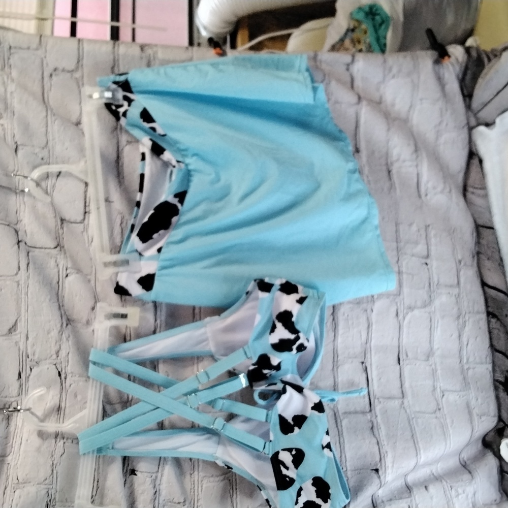 Two-piece swim skirt - Picture 2 of 7